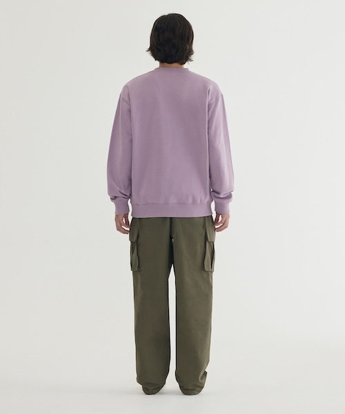 COVERNAT(カバーナット)の「SIGNATURE SYMBOL SWEATSHIRT(スウェット・メンズ・ネイビー/ライトパープル/ブラック/杢グレー・XX-LARGE/X-LARGE/LARGE/MEDIUM/SMALL/X-SMALL)」の7枚目の写真