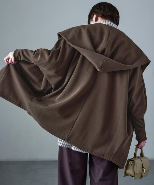 Fashion Letter(ファッションレター)の「裏フリース ポンディング ガウンジャケット(その他アウター・レディース・オートミール/ブラウン/グレー/ブラック・M)」の12枚目の写真