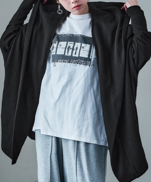 Fashion Letter(ファッションレター)の「裏フリース ポンディング ガウンジャケット(その他アウター・レディース・オートミール/ブラウン/グレー/ブラック・M)」の15枚目の写真