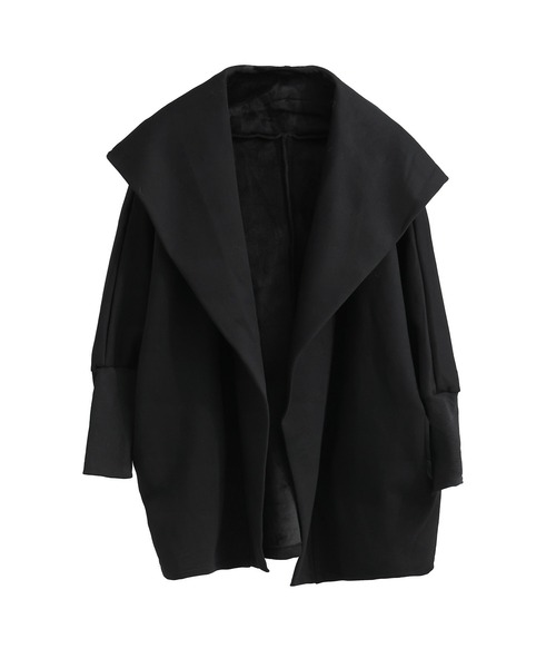Fashion Letter(ファッションレター)の「裏フリース ポンディング ガウンジャケット(その他アウター・レディース・オートミール/ブラウン/グレー/ブラック・M)」の21枚目の写真