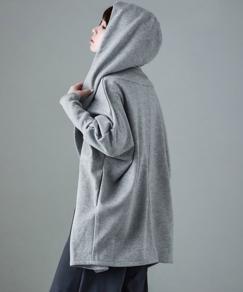 Fashion Letter(ファッションレター)の「裏フリース ポンディング ガウンジャケット(その他アウター・レディース・オートミール/ブラウン/グレー/ブラック・M)」の22枚目の写真