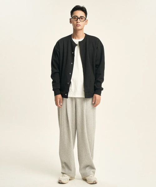 XERO（ゼロ）の「ディープワンタックスウェットパンツ[グレー]（スウェットパンツ・メンズ・その他・SMALL/MEDIUM/LARGE/X-LARGE/FREE/X-SMALL）」の4枚目の写真