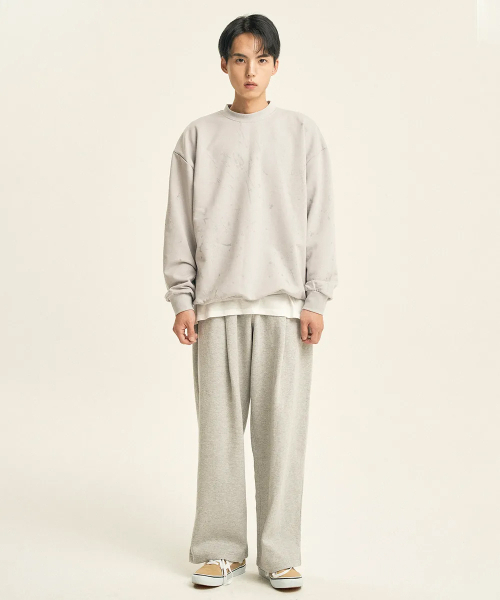XERO（ゼロ）の「ディープワンタックスウェットパンツ[グレー]（スウェットパンツ・メンズ・その他・SMALL/MEDIUM/LARGE/X-LARGE/FREE/X-SMALL）」の5枚目の写真