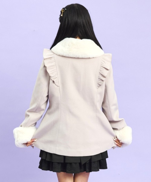 Secret Honey(シークレットハニー)の「ヨーク切替ハートビットコート(その他アウター・レディース・レッド/グレー/オフホワイト・MEDIUM)」の9枚目の写真