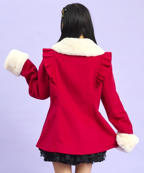 Secret Honey(シークレットハニー)の「ヨーク切替ハートビットコート(その他アウター・レディース・レッド/グレー/オフホワイト・MEDIUM)」の11枚目の写真