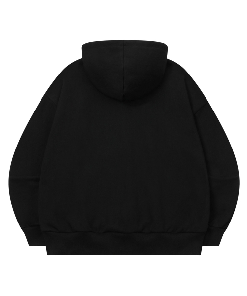 MUCENT(ムセント)の「ジェリーフィッシュ フードパーカー (男女共用)(パーカー・レディース・ブラック・SMALL/LARGE)」の4枚目の写真