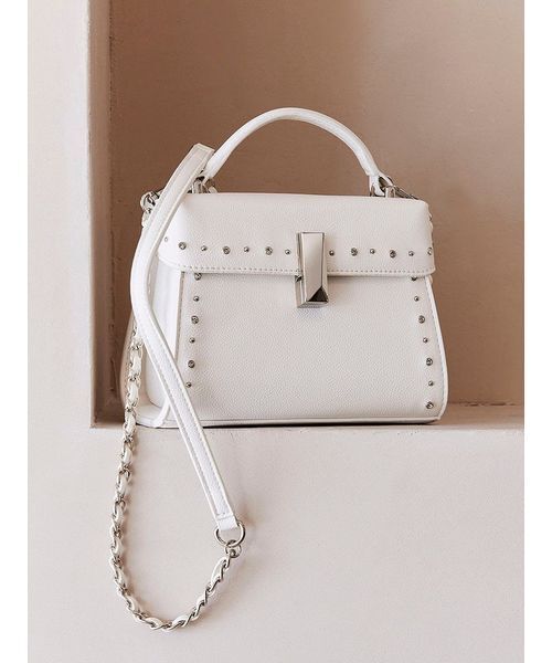 CELFORD（セルフォード）の「【USAGI ONLINE・ZOZO限定】限定ビジュースタッズポシェット（ショルダーバッグ・レディース・ホワイト・F）」の20枚目の写真