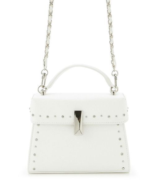 CELFORD（セルフォード）の「【USAGI ONLINE・ZOZO限定】限定ビジュースタッズポシェット（ショルダーバッグ・レディース・ホワイト・F）」の3枚目の写真