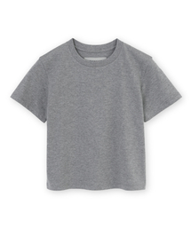W ベイビーTシャツ, グレー