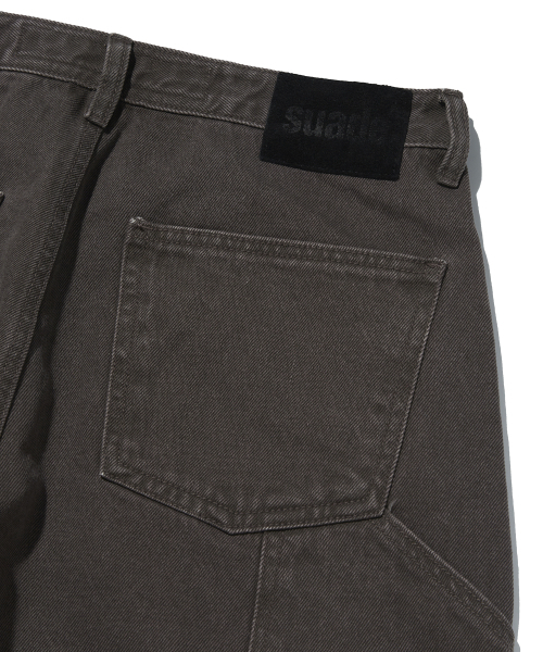suade（スエード）の「CURVED DOUBLE KNEE PANTS [BROWN]（デニムパンツ・レディース・その他・SMALL/MEDIUM/LARGE）」の12枚目の写真