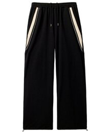 ALYSS（アリス）の「Double Line Color Mix Panel Sweatpants [Black]（スウェットパンツ）」