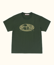COTTE（コッテ）の「ピクセルピクニックTシャツ（ディープグリーン）（Tシャツ/カットソー）」