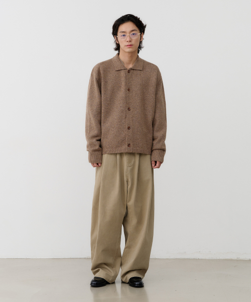NOUN(ノウン)の「wide tapered chino pants (beige)(その他パンツ・メンズ・その他・0/1/2)」の3枚目の写真
