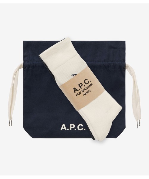 APC靴下2点、ギフトセット　メンズ GIFT SET CHAUSSETTES WILL HOMME /ソックス ギフトセット 25.0～28.0