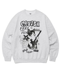 Cavish（カビシ）の「MEGA CYCLONE SWEATSHIRT LIGHT GREY(CV2DFUM442A)（スウェット）」