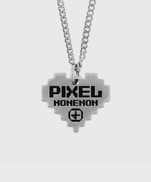NONENON（ノンノン）の「PIXEL LOVE NEC SILVER925（ネックレス・レディース・その他・SMALL/MEDIUM/LARGE）」の2枚目の写真