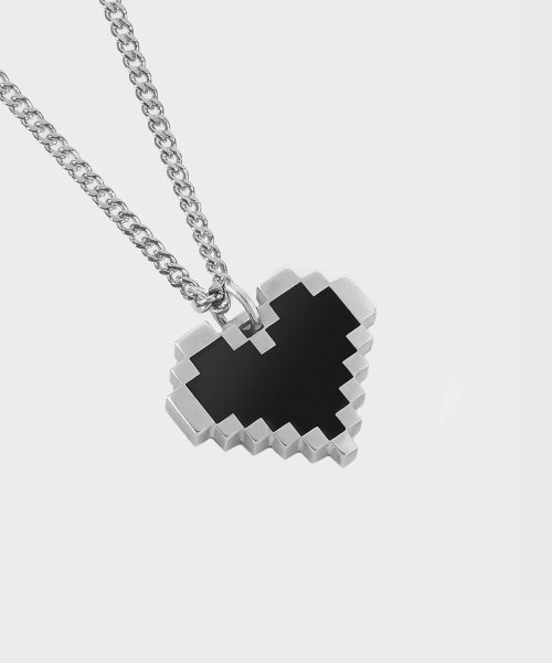 NONENON（ノンノン）の「PIXEL LOVE NEC SILVER925（ネックレス・レディース・その他・SMALL/MEDIUM/LARGE）」の4枚目の写真