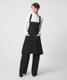 6 | ＜6(ROKU)＞ギャバジン レース エプロン(ワンピース)