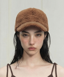UNDERCONTROL STUDIO（アンダーコントロールスタジオ）の「冬ボールキャップショートバイザー ボールキャップ / プードル / キャラメル（キャップ）」