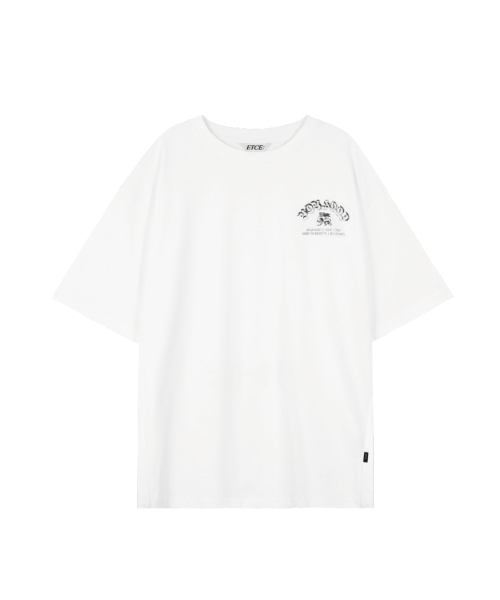 ETCE(イーティーシーイー)の「BOY HOOD T-SHIRT (WHITE)(Tシャツ/カットソー・レディース・その他・SMALL/MEDIUM/LARGE)」の1枚目の写真