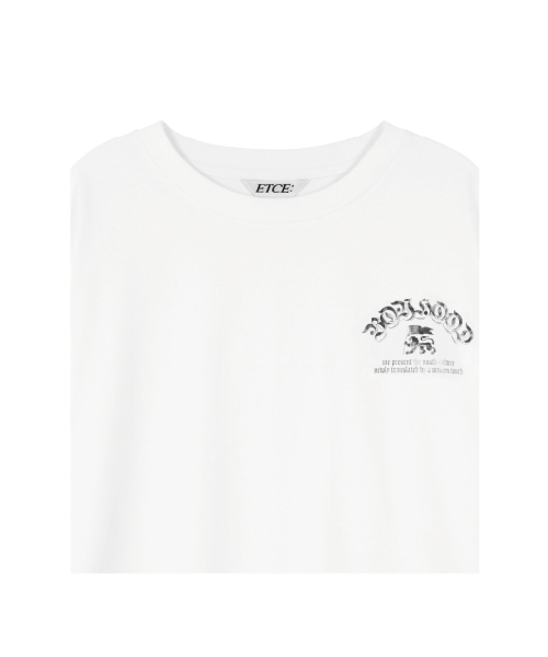 ETCE(イーティーシーイー)の「BOY HOOD T-SHIRT (WHITE)(Tシャツ/カットソー・レディース・その他・SMALL/MEDIUM/LARGE)」の3枚目の写真