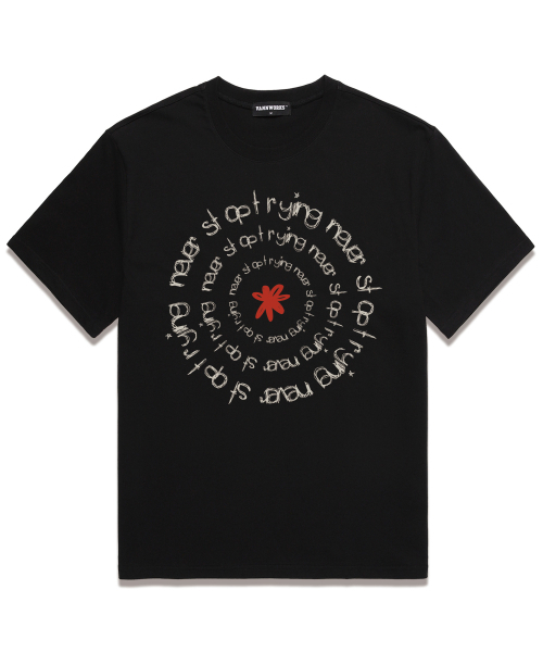 VANNWORKS(バンワークス)の「NEVER STOP オーバーサイズ 半袖Tシャツ (VS0126) ブラック(Tシャツ/カットソー・レディース・その他・SMALL/MEDIUM/LARGE/X-LARGE/XX-LARGE)」の1枚目の写真