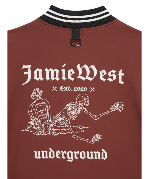 JAMIE WEST(ジェイミーウエスト)の「アンダーグラウンドスタジアムジャケット(バーガンディ)(スタジャン・レディース・その他・MEDIUM/LARGE/X-LARGE)」の12枚目の写真