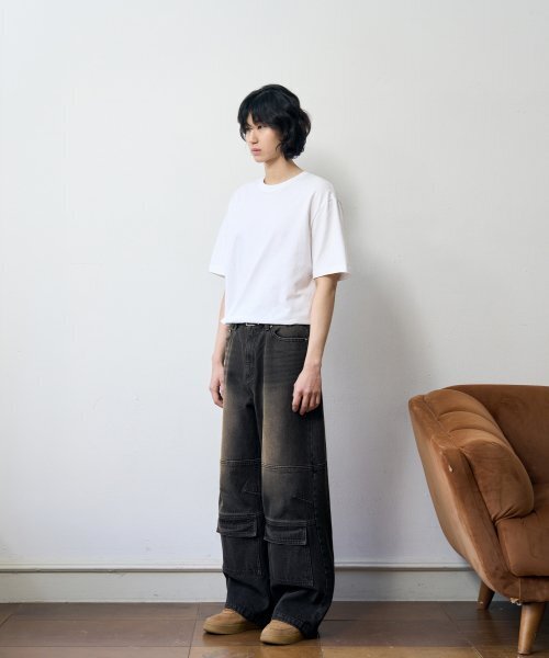 OURDAYZ（アワーデイズ）の「ヴィンテージフロントポケットカーゴデニムパンツ [VINTAGE BLACK]（デニムパンツ・レディース・その他・MEDIUM/LARGE/X-LARGE）」の4枚目の写真