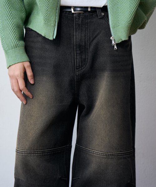 OURDAYZ（アワーデイズ）の「ヴィンテージフロントポケットカーゴデニムパンツ [VINTAGE BLACK]（デニムパンツ・レディース・その他・MEDIUM/LARGE/X-LARGE）」の6枚目の写真