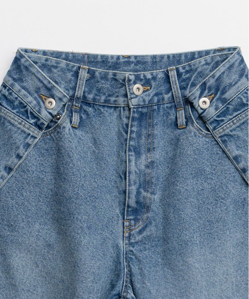 PRANK PROJECT(プランクプロジェクト)の「デニムハーフパンツ / Denim Half Pants(デニムパンツ・レディース・ブラック/ブルー/ホワイト・36/38)」の22枚目の写真
