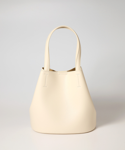 YELLOWSTONE(イエローストーン)の「Vegan leather Handle Bucket bag - Ivory(トートバッグ・レディース・その他・FREE)」の3枚目の写真