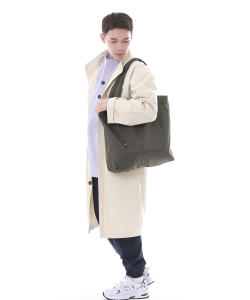 SAINTCREW(セントクルー)の「フリースタイルライフ シンプル ビッグサイズ エコバッグ FLB-102 カーキ(エコバッグ/サブバッグ・メンズ・その他・フリー)」の8枚目の写真