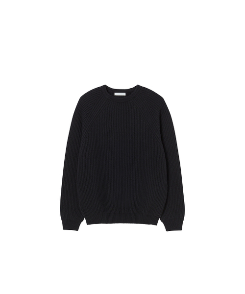 Yak Blended Ribbed Sweater (Black)