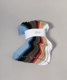 IL-O-GONG-CHIL（イルオゴンチル）の「[15PACK] 1507ユニセックスカラートラウジャーハーフソックス（ソックス/靴下）」