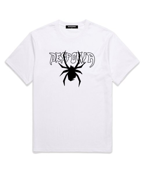 OUSE(オウズ)の「スパイダー ロゴ オーバーサイズ 半袖Tシャツ (DS013) ホワイト(Tシャツ/カットソー・レディース・その他・SMALL/MEDIUM/LARGE/X-LARGE/XX-LARGE)」の1枚目の写真