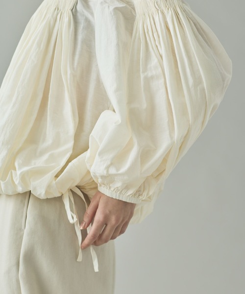 Curensology(カレンソロジー)の「Curensology(カレンソロジー)/バードシシュウブラウス(シャツ/ブラウス・レディース・ブラック/ホワイト・FREE)」の11枚目の写真