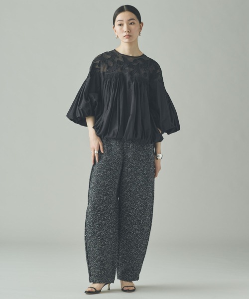 Curensology(カレンソロジー)の「Curensology(カレンソロジー)/バードシシュウブラウス(シャツ/ブラウス・レディース・ブラック/ホワイト・FREE)」の16枚目の写真