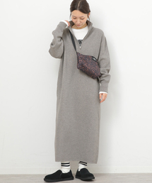 JOURNAL STANDARD relume | 《追加2》スウェットライクハーフジップワンピース(ワンピース)