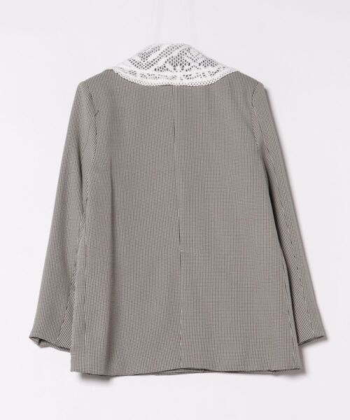 one way（ワンウェイ）の「レース衿テーラージャケット（テーラードジャケット・レディース・ブラウン系その他/グレー系その他/グレー・FREE）」の18枚目の写真