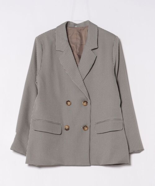 one way（ワンウェイ）の「レース衿テーラージャケット（テーラードジャケット・レディース・ブラウン系その他/グレー系その他/グレー・FREE）」の22枚目の写真