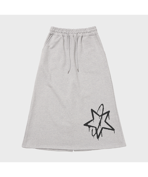 ARTISTWEAR（アーティストウェア）の「[ATW]ミルキーウェイロングスカート（スカート・レディース・ブラック/グレー・SMALL/MEDIUM）」の2枚目の写真