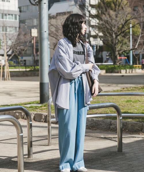 ITEMS URBANRESEARCH（アイテムズ アーバンリサーチ）の「デニムイージーパンツ（その他パンツ・レディース・ブルー/ワンウォッシュ・FREE）」の18枚目の写真