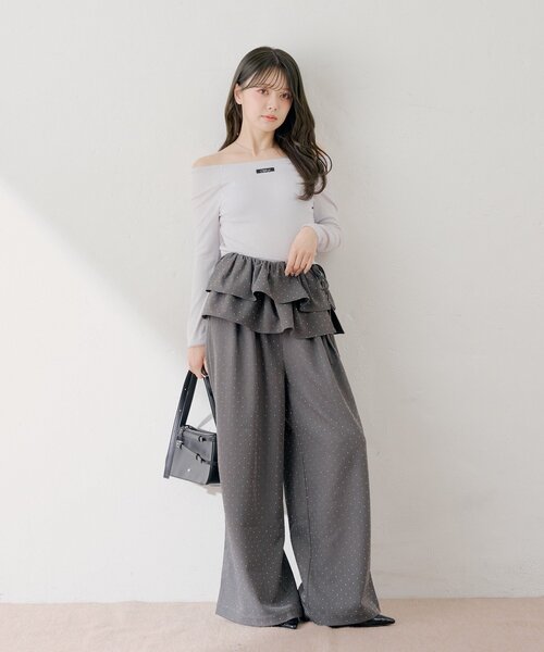かちこ様　トップス セール】パターンメッシュカップ付きレースコンパクトトップス（T