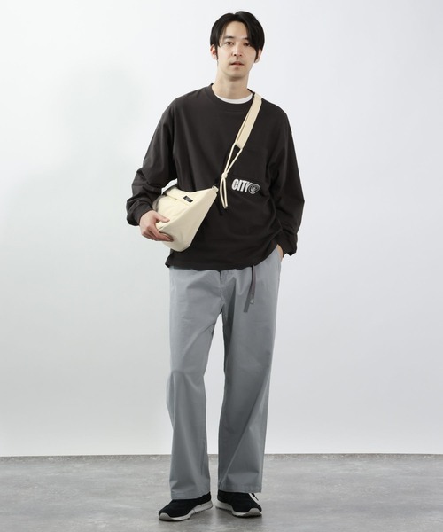 BAYFLOW(ベイフロー)の「ロープキリカエムーンショルダーバッグ(ショルダーバッグ・メンズ・レッド/ブラック/オフホワイト・FREE)」の4枚目の写真