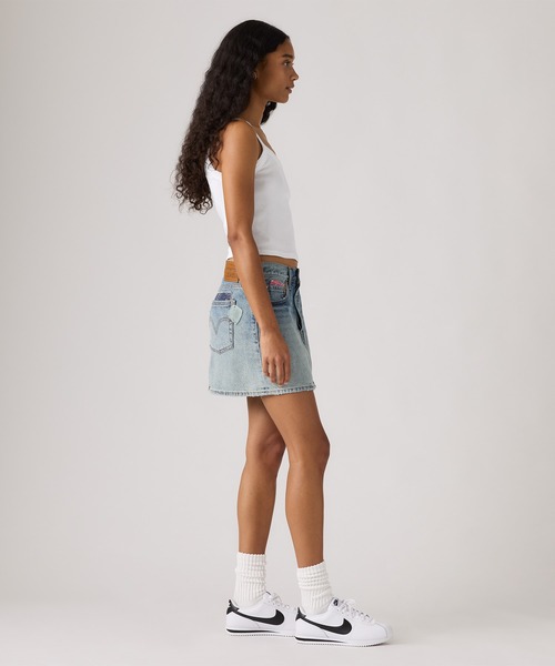 Levi's(リーバイス)の「Levi's/リーバイス 501(R) DAY SPECIAL COLLECTION ICON デニム スカート ミディアムインディゴ(デニムスカート・レディース・インディゴブルー・28inch/24inch/25inch/26inch/27inch/23inch)」の3枚目の写真