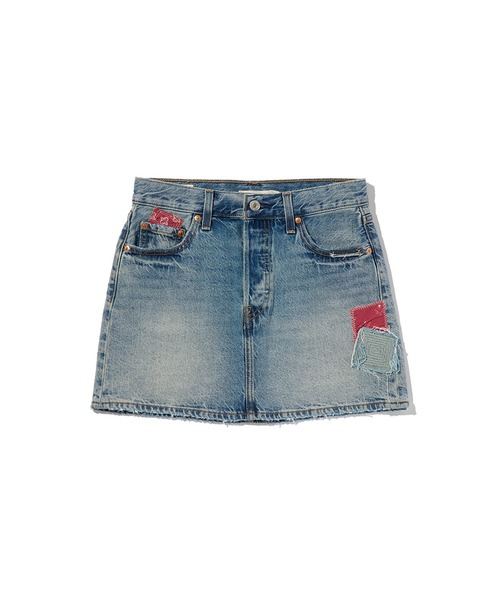 Levi's(リーバイス)の「Levi's/リーバイス 501(R) DAY SPECIAL COLLECTION ICON デニム スカート ミディアムインディゴ(デニムスカート・レディース・インディゴブルー・28inch/24inch/25inch/26inch/27inch/23inch)」の5枚目の写真