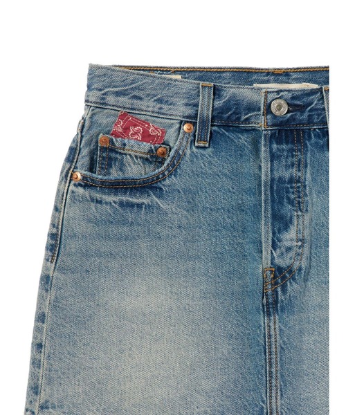 Levi's(リーバイス)の「Levi's/リーバイス 501(R) DAY SPECIAL COLLECTION ICON デニム スカート ミディアムインディゴ(デニムスカート・レディース・インディゴブルー・28inch/24inch/25inch/26inch/27inch/23inch)」の8枚目の写真