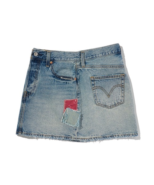 Levi's(リーバイス)の「Levi's/リーバイス 501(R) DAY SPECIAL COLLECTION ICON デニム スカート ミディアムインディゴ(デニムスカート・レディース・インディゴブルー・28inch/24inch/25inch/26inch/27inch/23inch)」の12枚目の写真