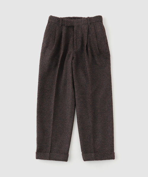 markaware（マーカウェア）の「MARKAWARE for ED 別注 DOUBLE PLEATED WIDE トラウザー（スラックス・メンズ・ブラック系その他/ブラック・1/2/3）」の2枚目の写真