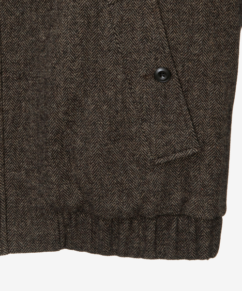 MINDBRIDGE（マインドブリッジ）の「[COUTURE]ドゥグッド_ウール混紡ヘリングトンパディングジャケット（ダウンジャケット/コート・メンズ・ブラウン・95/100/105/110）」の7枚目の写真